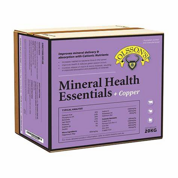 Olsson Mineral Health Essent 20kg (TAS)*