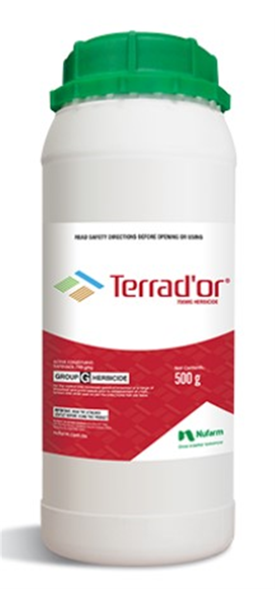 tiafenacil herbicide label Nufarm Terrador 500g