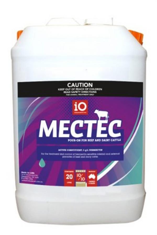 iO Mectec Cattle Pour On 20ltrs