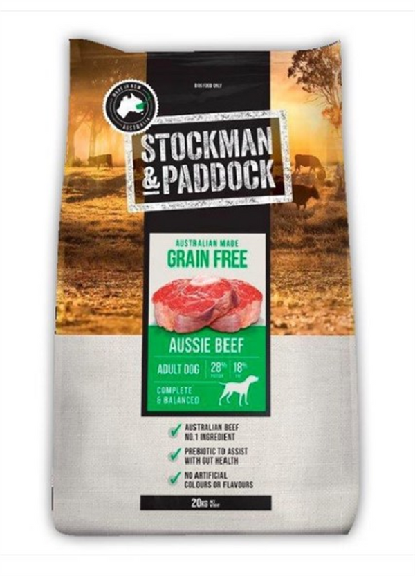 Dog Food - Stockman & Paddock Grain Free Beef 20kg