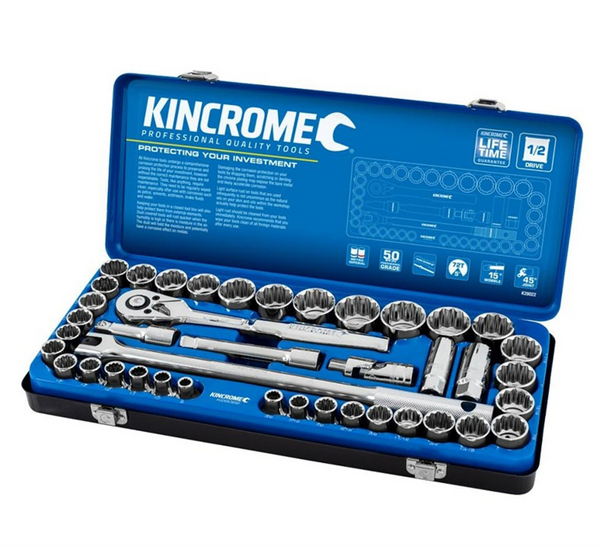 Kincrome - Socket Set 42 pce - 1/2 Drv Met/Imp