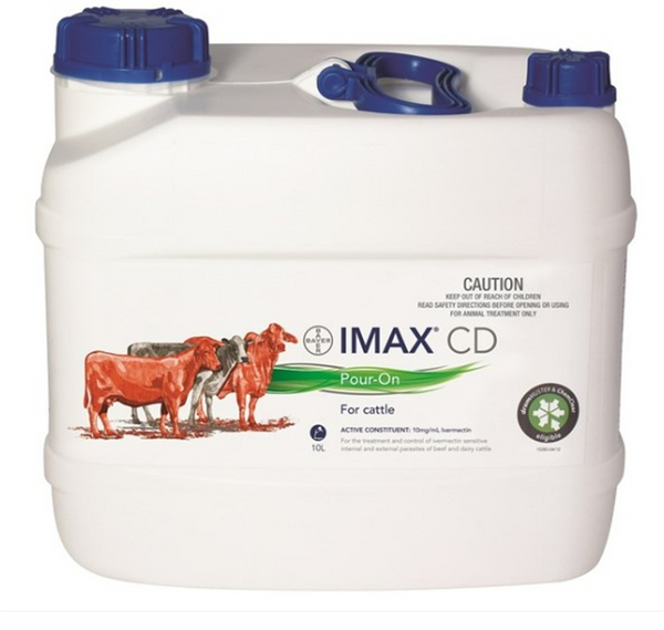 Bayer Imax CD Pour-On Cattle 10ltrs