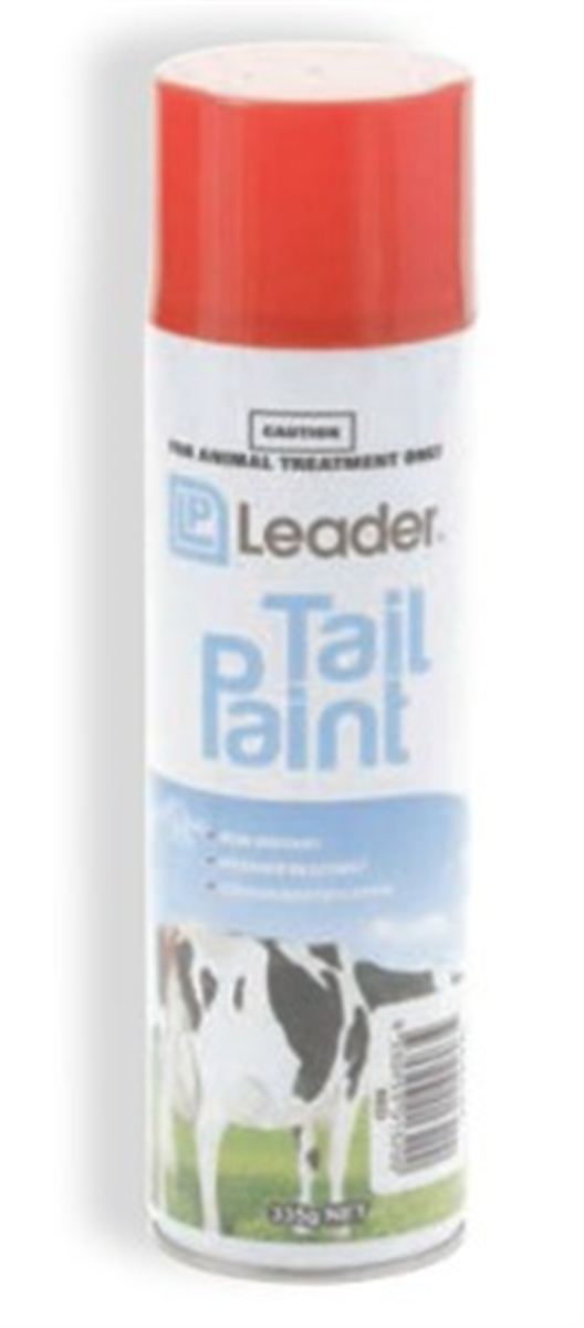 Leader Tail Paint Aerosol Red 335g