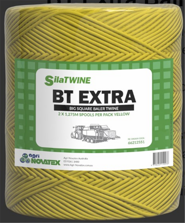 Twine - Silatwine Big Square 2 x 1275m BT Extra - Yellow