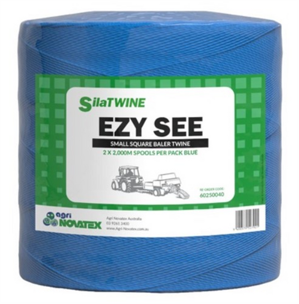 Ezy See Blue Small Square Twine2x2000m