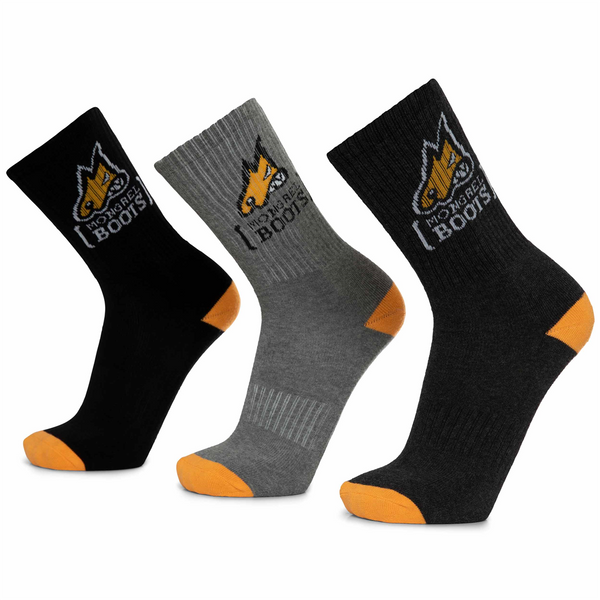 Socks - Mongrel Boots - 5pk - Size 5 -11