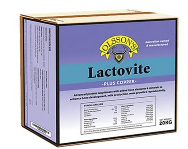 Lick Block - Olssons Lactovite + Copper 20kg