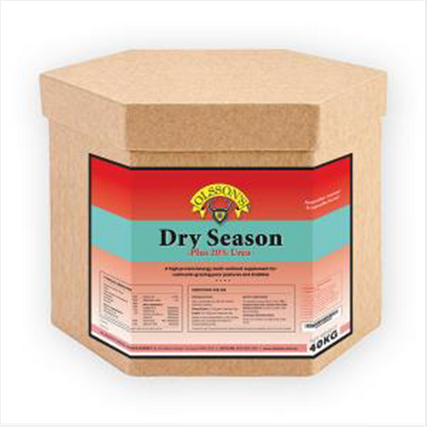 Lick Block - Olssons Dry Season + 20% Urea 40kg