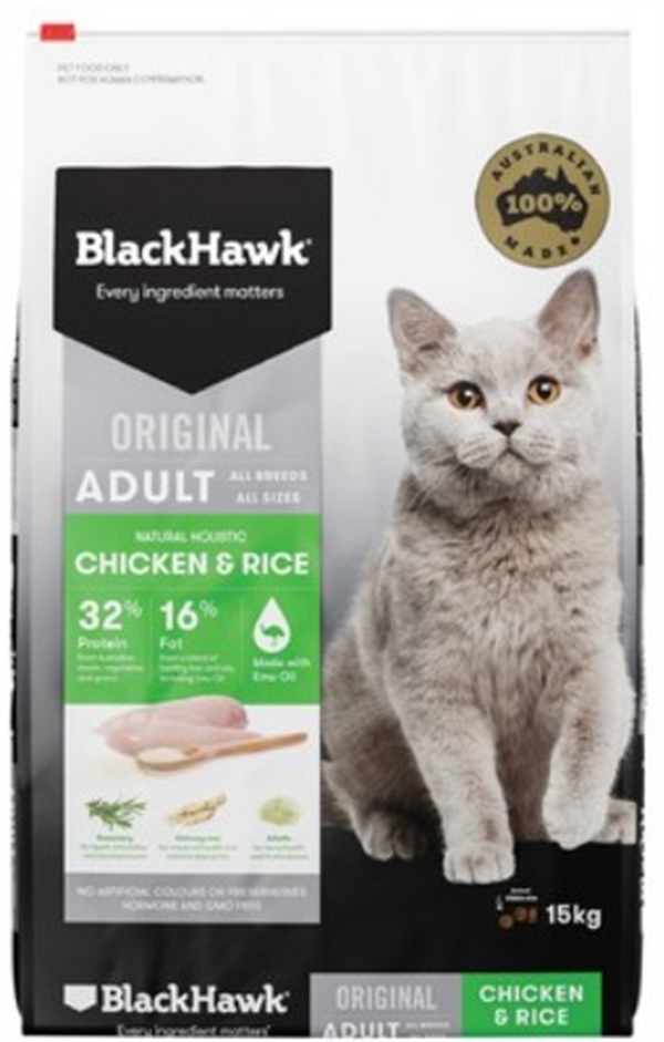 Blackhawk Chicken Cat Food 15Kg