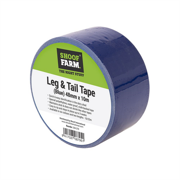 Leg & Tail Tape 48mm x 10m Blue