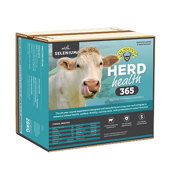 Lick Block - Olssons Herd Health 365 20kg