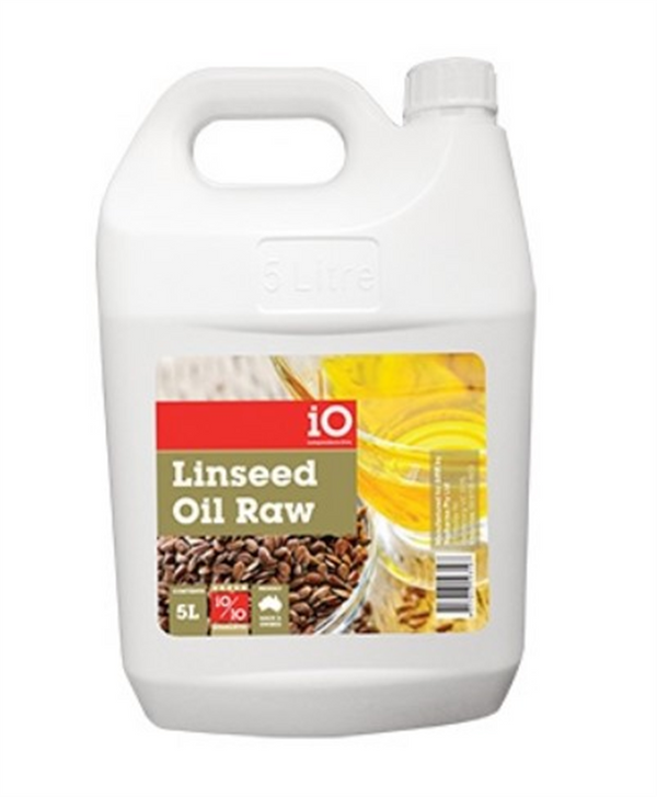 IO Linseed Oil Raw 5ltr