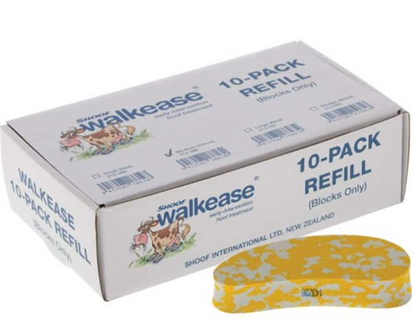 Walkease Blocks only - Medium - Yellow 116mm - 10pk