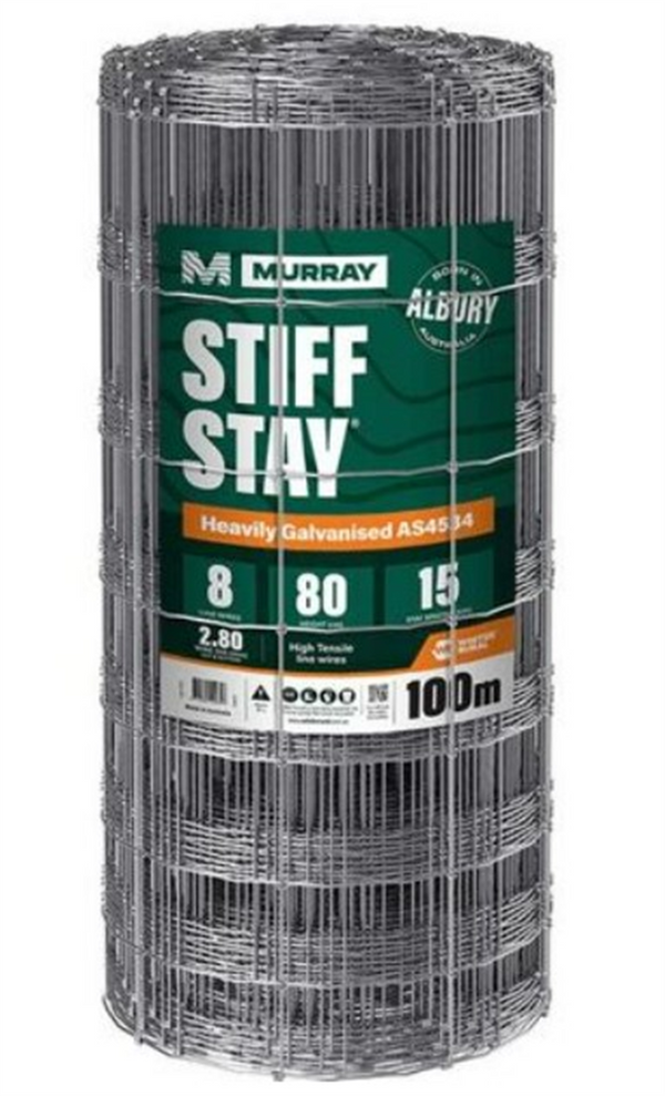 Wire - Murray Stiff Stay 8/80/15 x 2.8mm - 100m
