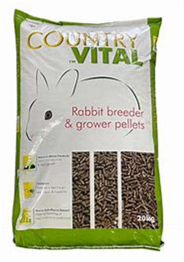 Hygain Country Vital Rabbit Breeder & Grower 20kg