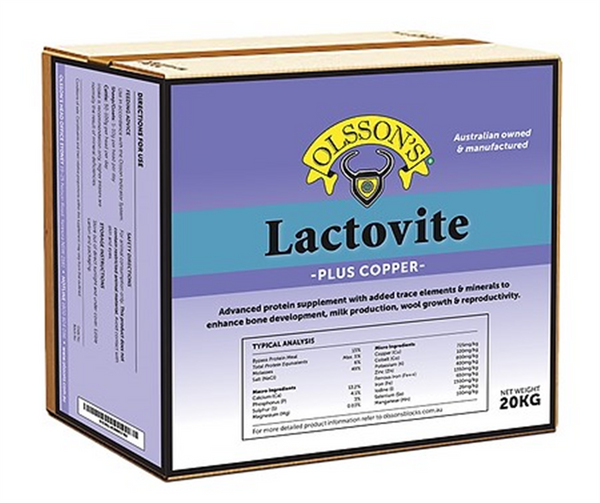 Lick Block - Olssons Lactovite Dairy 20kg