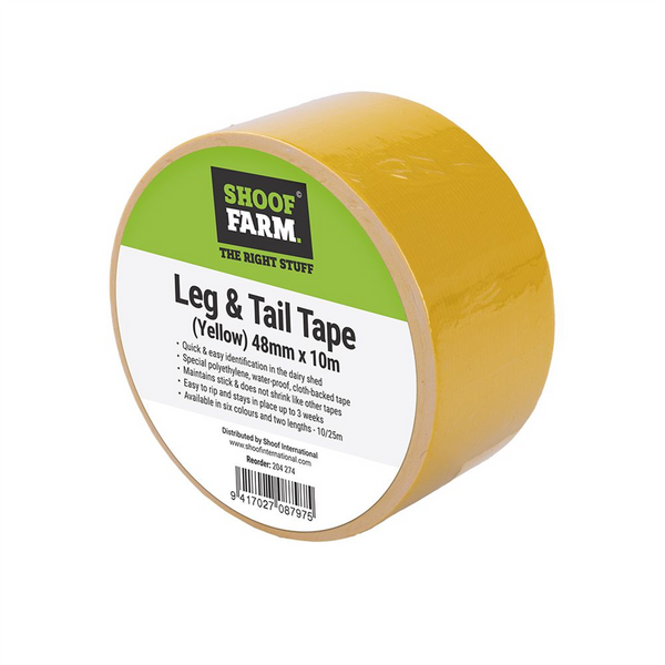 Leg & Tail Tape 48mm x 10m Yellow
