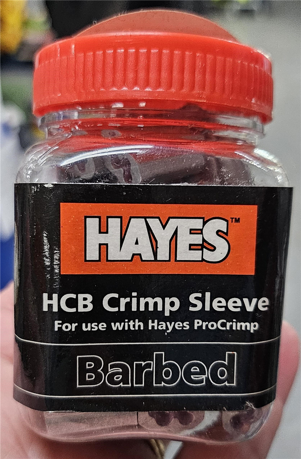 HCB Crimp Sleeve 2.5mm Barbed - Hayes