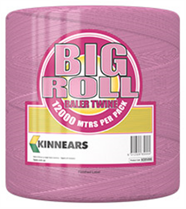 Twine - Kinnears Big Roll - Pink - 2 x 6000m