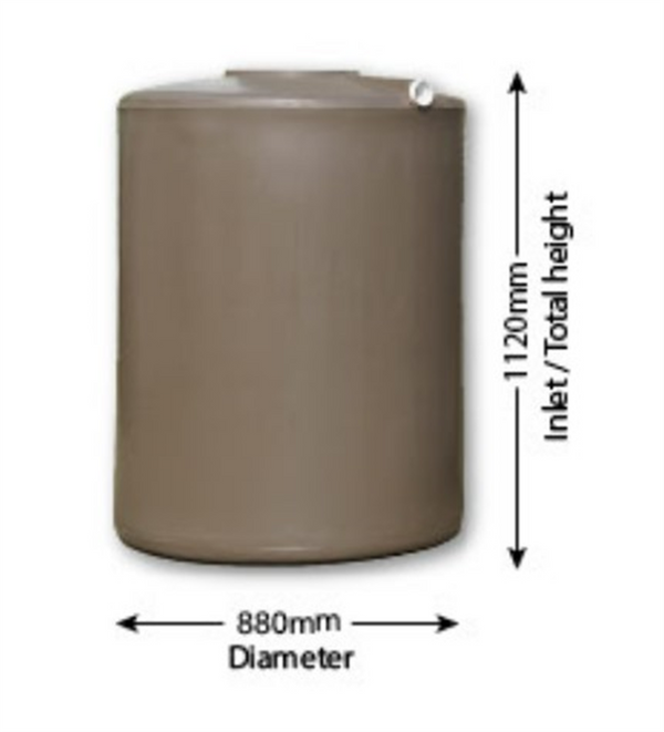 590ltr Smooth Poly Water Tank