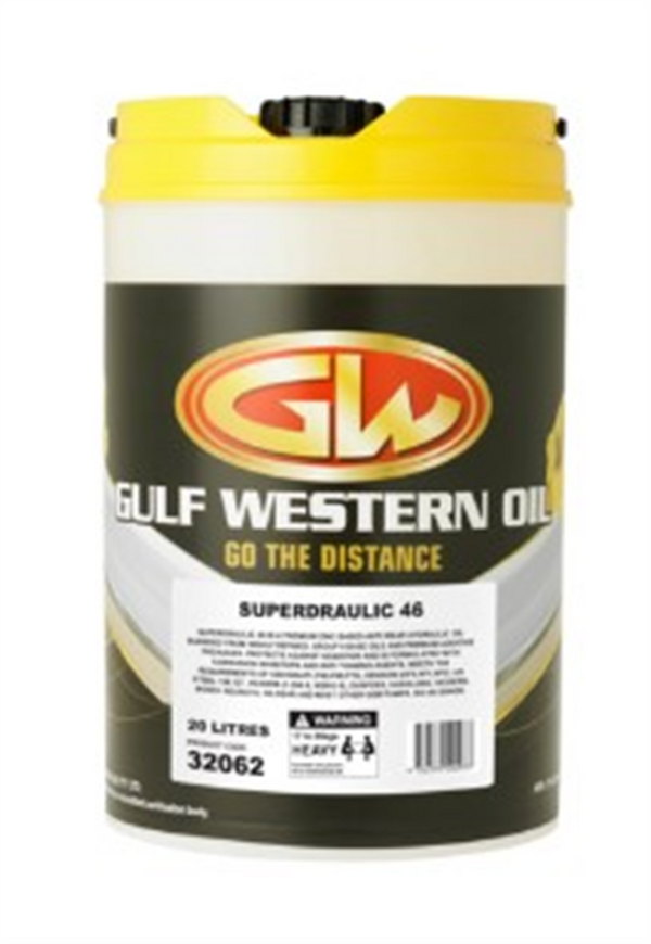 Gulf Western Superdraulic 46 Oil 20ltr