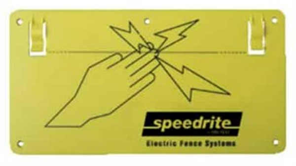 SR Electric Fence Warning Sign