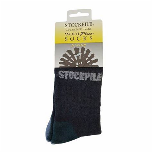 Socks Stockpile Navy Size 2-8