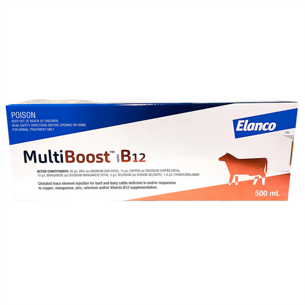 Elanco MultiBoost + B12 Inj for Cattle 500ml