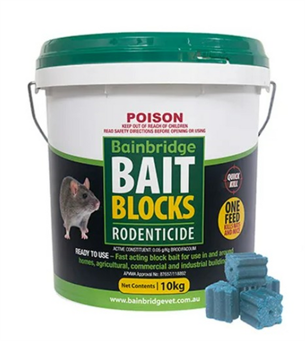 Bainbridge Rodent Bait Blocks 10kg