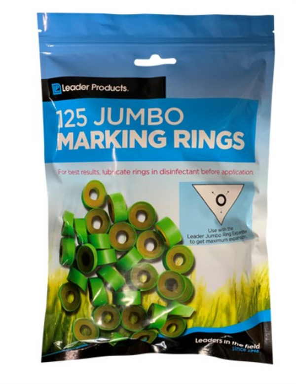 Leader Jumbo Marking Rings 125pk