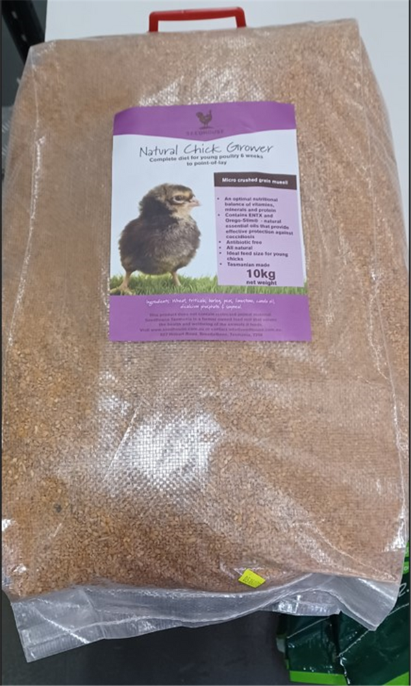 Seedhouse natural Chick Grower 10Kg