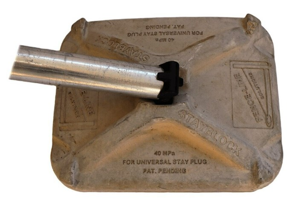 Stay Block Ht Stayblocks - Concrete with Stay Plug – Yolla Co-Op