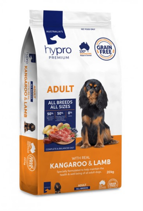 Dog Food - Hypro Premium Active Kangaroo & Turkey 20kg