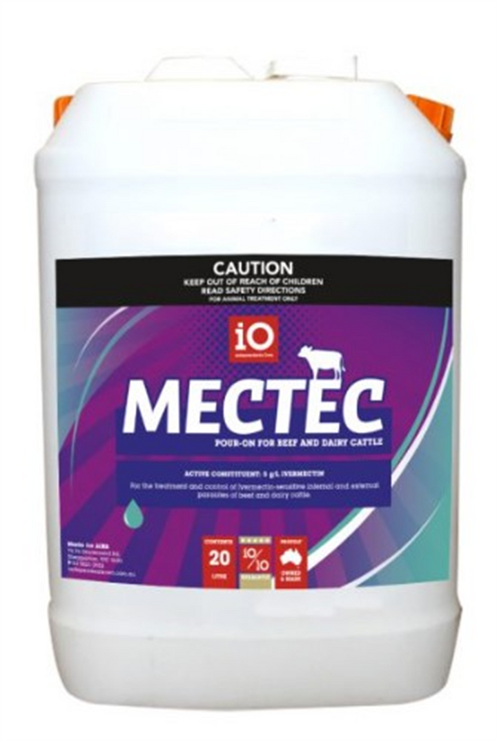 Mectec Label iO Mectec Cattle Pour On 20ltrs – Yolla Co-Op