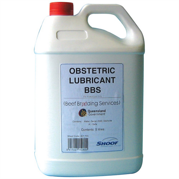 Obstetric Lubricant BBS 5ltr  - Suitable For A.I.