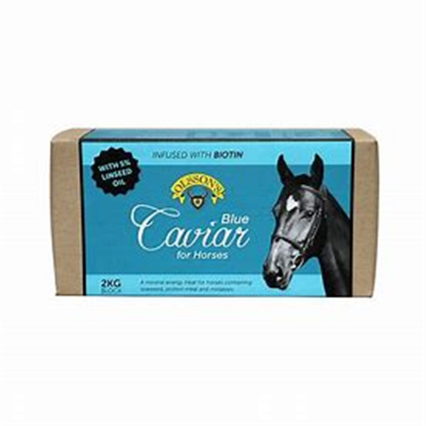 Lick Block - Olssons Equine Caviar  Bricks 2kg (OLS0017)