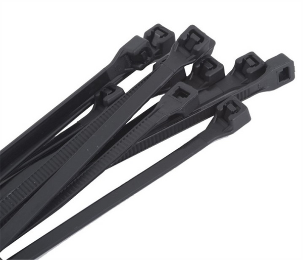 Kincrome - Black Cable Ties - 450 x7.6mm HD - 100 pk