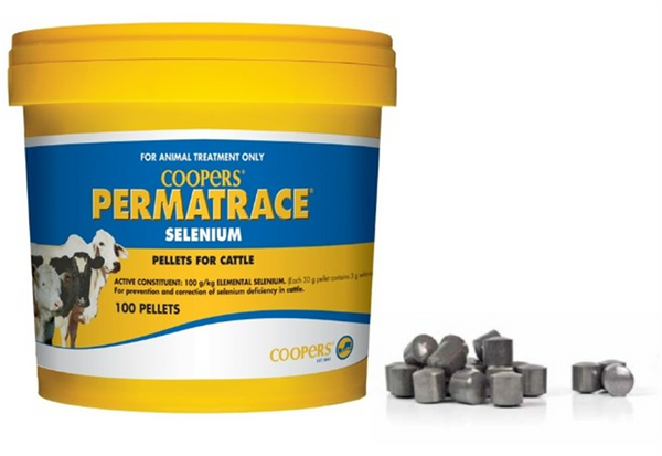 Permatrace Cattle Selenium - 100pk