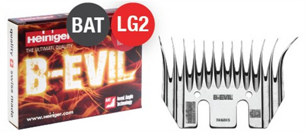 Heiniger B-Evil Fine Wool Combs