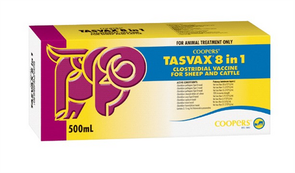 Vaccine 8 in 1 Tasvax 500ml (Coopers)