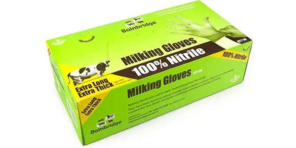 Bainbridge Gloves Nitrile Long & Thick 100pk