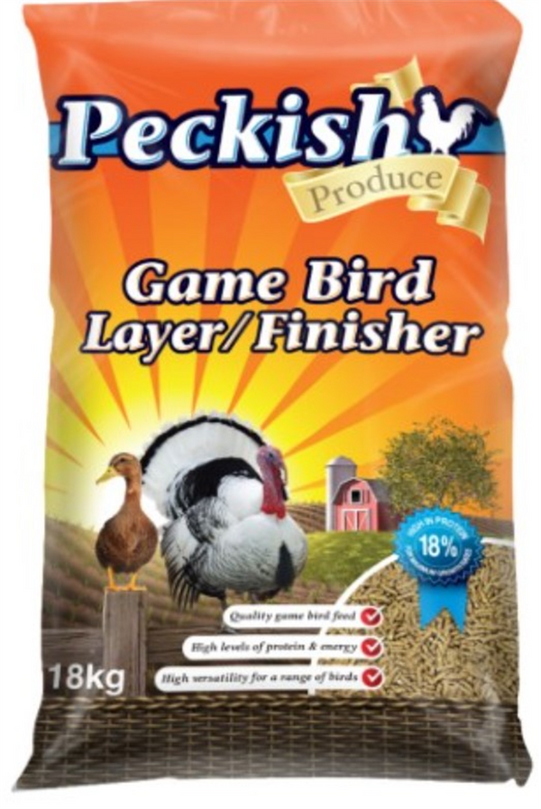 Natures Best Peckish Game Bird Layer/Finisher 18Kg