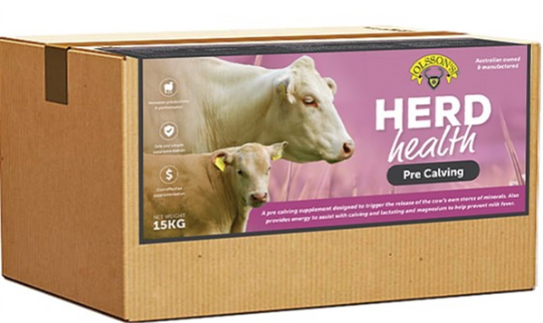 Lick Block- Olssons Herd Health - Pre Calving 15kg