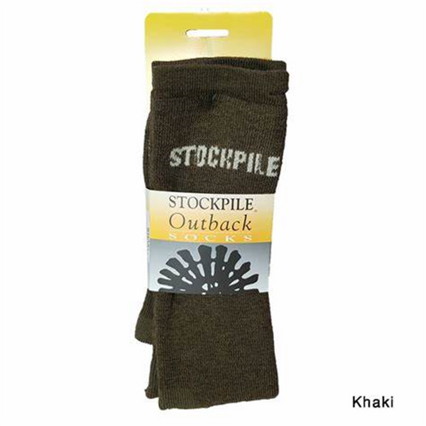 Socks Stockpile 6-10 Khaki