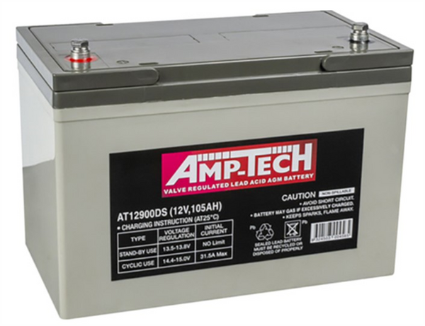 Battery - AGM Deep Cycle 120AH - recommended for Solar Units