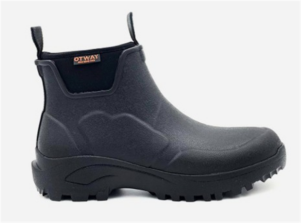 Otway Mens - Gumboots Workman Lo - Black