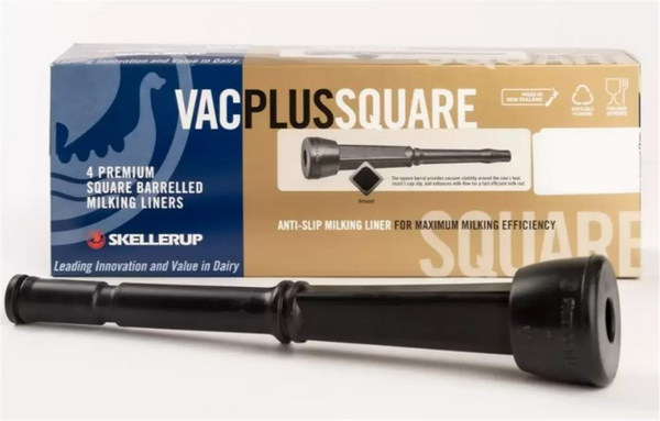 Milk Liners - VacPLUS Square M22 11-13mm - No Shut Off - Set of 4