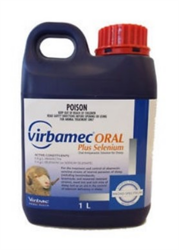 Virbac Virbamec Oral + Selenium - Sheep 1ltr