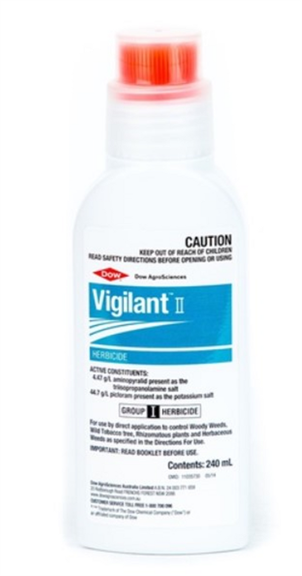 Corteva Vigilant ll 240ml  - 4.47 g/L aminopyralid, 44.7 g/L picloram