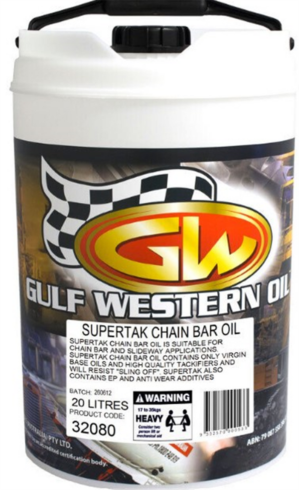 Gulf Western Supertak Chain Bar Oil 20L